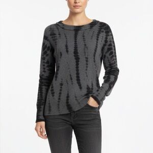 Unsubscribed 100% Cashmere Tie-Dye Women's Pullover Crewneck Sweater size M NEW